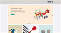 Desktop Screenshot of nordlb.de