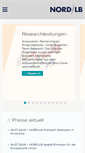Mobile Screenshot of nordlb.de