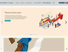 Tablet Screenshot of nordlb.de
